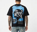 Blue Frequency Boxy Tee