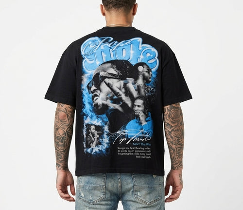 Blue Frequency Boxy Tee