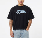 Blue Frequency Boxy Tee
