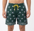 CY Emerald Bandana Shorts